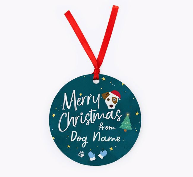 Merry Christmas: Personalised {breedFullName} Christmas Decoration